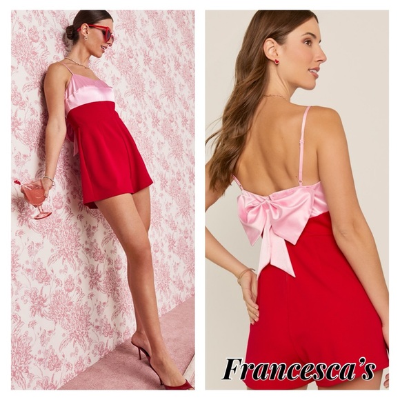 fitted lace wedding dress Likely Francesca Gown in Red